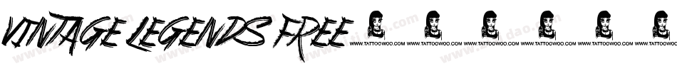 Vintage Legends FREE字体转换